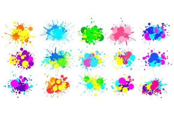 Download Color Splatter. Colorful Paint Splash - Splat Collection