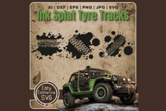 Download Ink Splat Tyre Tracks Mud&nbsp; - Splat Collection