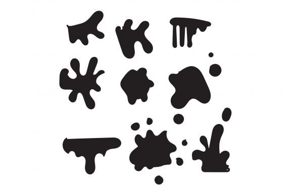 Download Doodle Paint Splatter and Blob Splash - Splat Collection